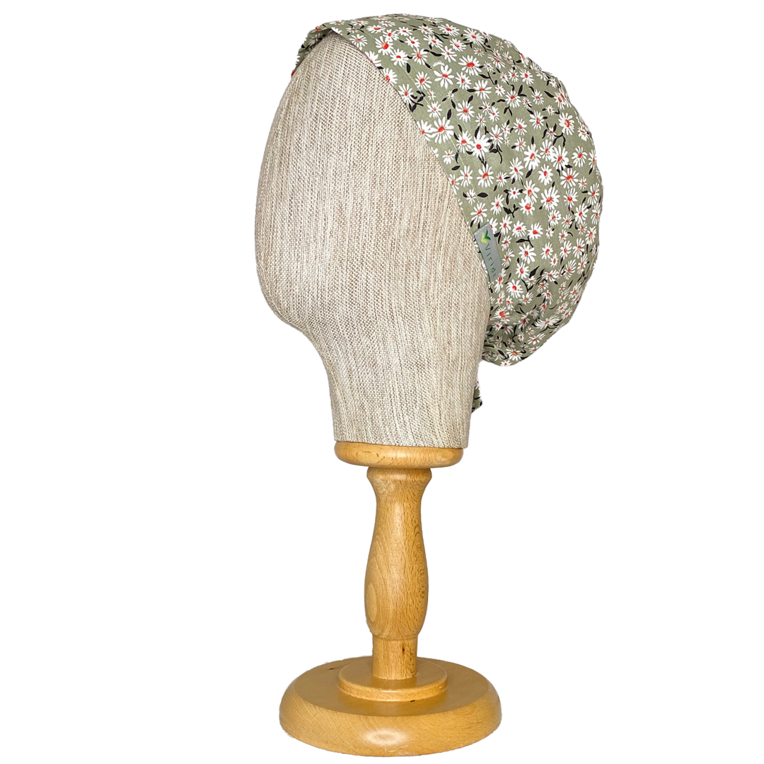 KÜÇÜK PAPATYA DESEN YEŞİL CERRAHİ KLASİK BONE