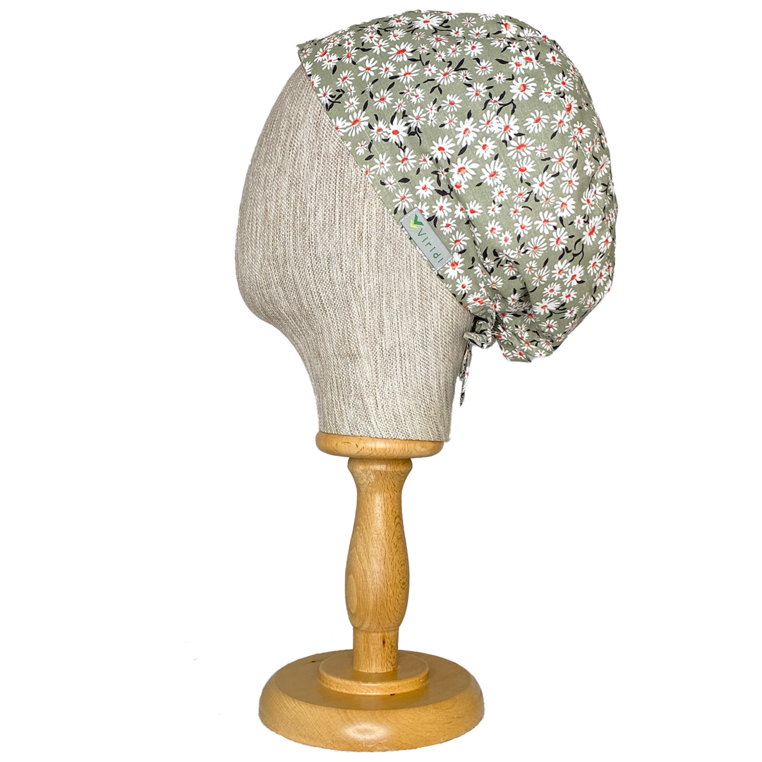 KÜÇÜK PAPATYA DESEN YEŞİL CERRAHİ KLASİK BONE