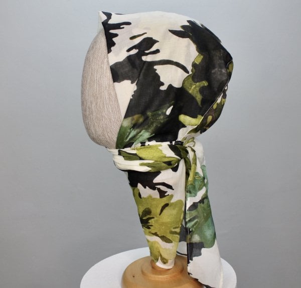 VUAL YEŞİL DESEN CERRAHİ TESETTÜR BONE