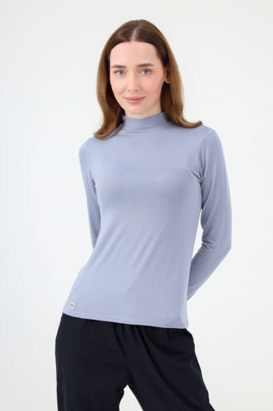 BALIKÇI YAKA BODY GRİ