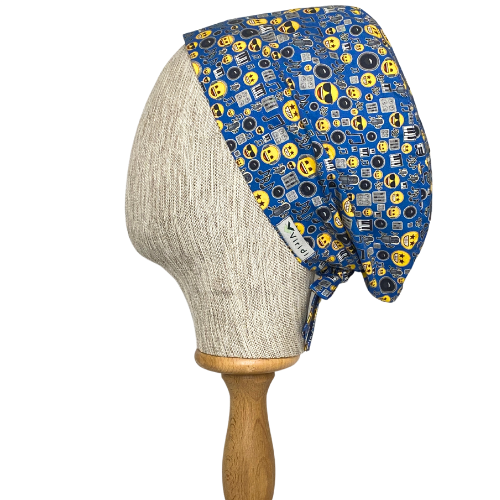 MUSICAL EMOJI DESEN CERRAHİ BÜYÜK KLASİK BONE