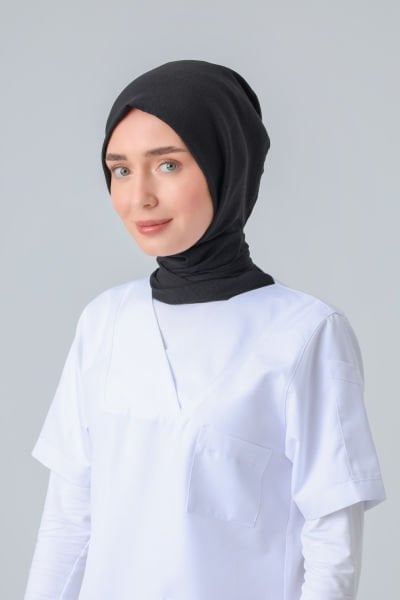 PAMUK CAZZ CERRAHİ TESETTÜR BONE SİYAH