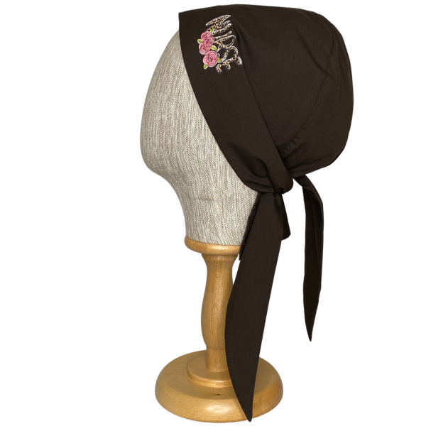 KAHVE GÜL LEOPAR CERRAHİ ENSE BONE