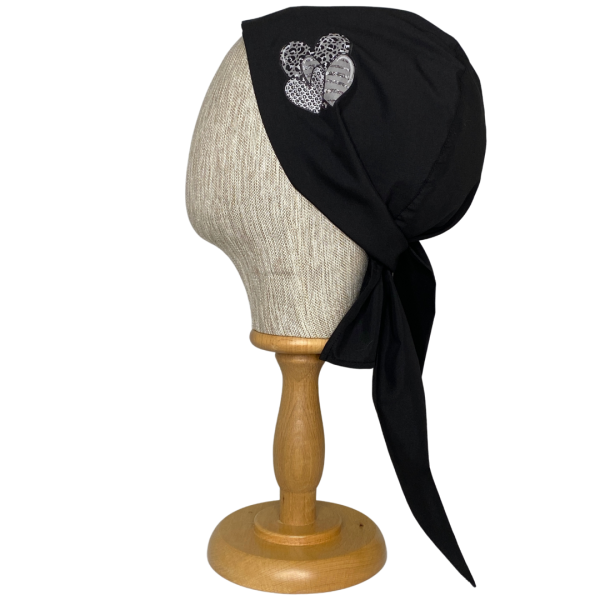 SİYAH KALP LEOPAR CERRAHİ ENSE BONE