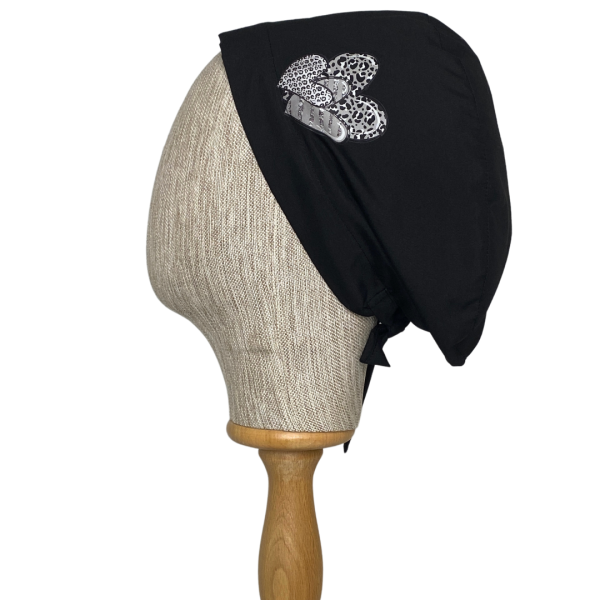 SİYAH KALP LEOPAR CERRAHİ BÜYÜK KLASİK BONE