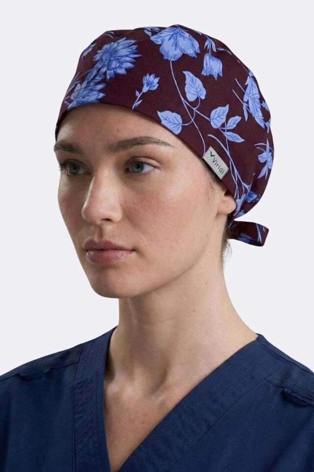 MAVİ BORDO ÇİÇEK CERRAHİ KLASİK BONE