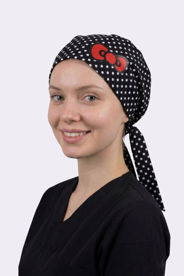 HELLO KITTY KIRMIZI CERRAHİ ENSE BONE