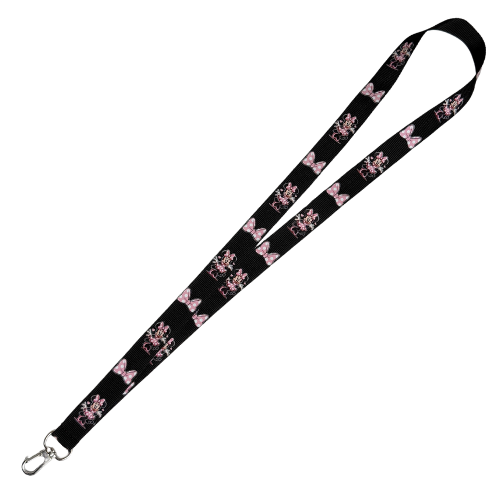 MINNIE MOUSE PEMBE YAKA KARTI İPİ