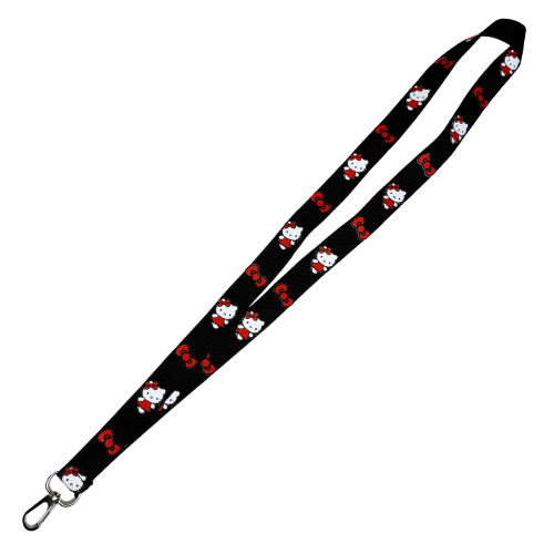 HELLO KITTY KIRMIZI YAKA KARTI İPİ