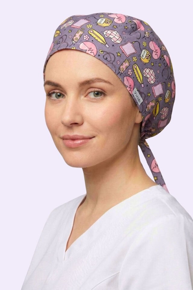 MEDİKAL DESEN MOR CERRAHİ BÜYÜK KLASİK BONE