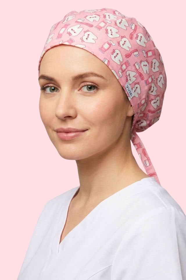 DİŞ DESEN PEMBE CERRAHİ BÜYÜK KLASİK BONE