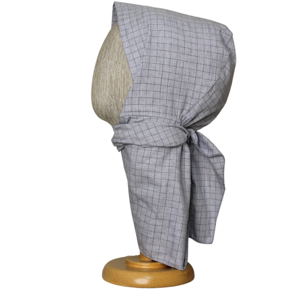 GRİ KARE CERRAHİ TESETTÜR BONE